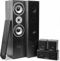 Komplet Hjemme Surround Sound Højttalersystem HF5B 5.0 / 1150W, sort