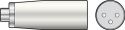 XLR Plug - Phono Socket XLR Plug - Phono Socket