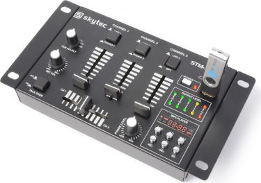 STM-3020B 6-kanals mikser USB/MP3 - Svart