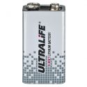 Batterier og tilbehør, Lithium batteri 9V ULTRALIFE