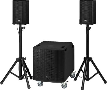 IMG Stage Line 250040 |PA høyttalersystem aktiv PROTON 15MK2 IMG Stageline PROTON 15MK2 Portable PA System | Gear4music