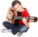 Børneguitar. Nybegynder guitar. Guitar til børn.