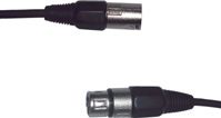 DMX lead, 3-pin XLR plug to 3-pin XLR socket - 10.0m