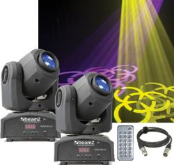Moving Head pakke med 2 stk. Professionelle Panther 25 mini moving heads Moving Head pakke med 2 stk. Professionelle Panther 25 mini moving heads