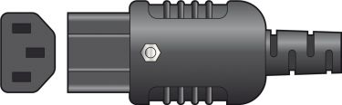 Heavy Duty In-line IEC Connector C13
