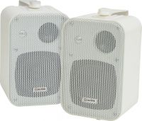 Stereo background speakers 30W white - pair