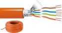 Monacor, Cat. 7A installation cable, multiple shielding, S/FTP, 100 m CAT-7100A