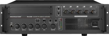 5-zone mono PA mixing amplifiers PA-5240