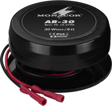Weatherproof audio exciter/resonator, 8 Ω AR-30