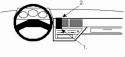 Bilbrakett Nissan Micra/Center Mount/88- Bilbrakett Nissan Micra/Center Mount/88-