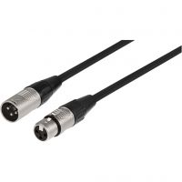 XLR-kabel 20m sort MECR-2000/SW