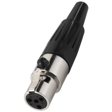 Mini XLR-stik hun XLR-407/J