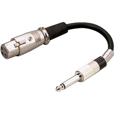 XLR-jack kabel 15cm MCA-15/1