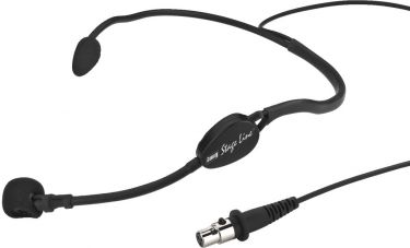 Splashproof electret headband microphone, IPX4 HSE-70WP