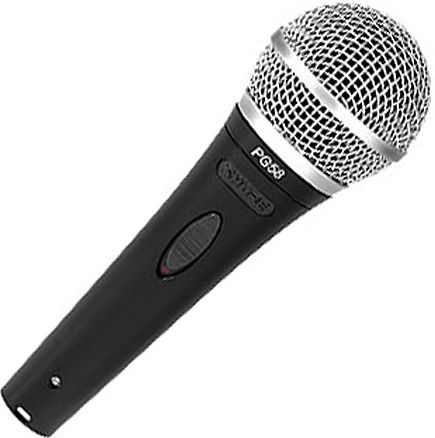 Shure PG58-XLR vokal mikrofon inkl. kabel 5m. XLR-XLR