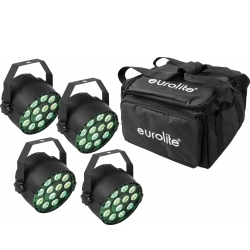 Eurolite Set 4x LED PARty TCL Spot + Soft Bag TILBUD NU
