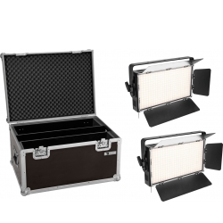 Eurolite Set 2x LED PLL-360 6000K Panel + Case TILBUD NU