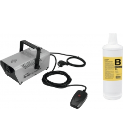 Eurolite Set N-10 silver + B2D Basic smoke fluid 1l TILBUD NU