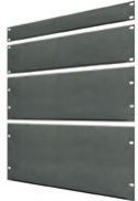 19" blanking plate, 1U, blank, grey 19" blanking plate, 1U, blank, grey