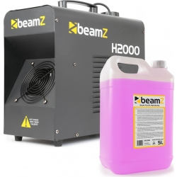 BeamZ H2000 Faze inkl. 5L. Long-Life Røgvæske - Pakkesæt TILBUD NU