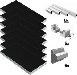 Power Dynamics Scene-Podie 12m² - komplet pakke!