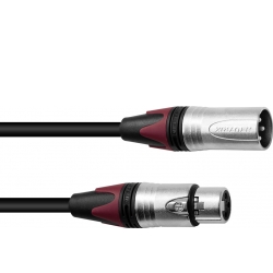 PSSO XLR cable COL 3pin 7.5m bk Neutrik TILBUD NU