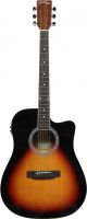 Santana LA100 Western guitar Cutaway EQ, Sunburst m/taske "B-STOCK" Santana LA100 Western guitar Cutaway EQ, Sunburst m/taske "B-STOCK"