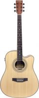 Santana LA100 Western guitar Cutaway EQ, Natur m/taske "B-STOCK" Santana LA100 Western guitar Cutaway EQ, Natur m/taske "B-STOCK"