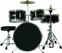 DW Audio Junior Trommesæt, 4 trommer / sort DW Audio Junior Trommesæt, 4 trommer / sort