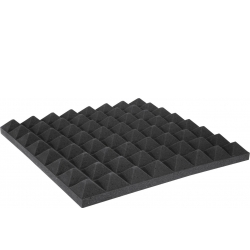 Omnitronic Accoustic Foam, Pyramid 50mm, 50x50cm TILBUD NU pyramide skum