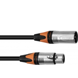 PSSO XLR cable COL 3pin 3m bk Neutrik TILBUD NU