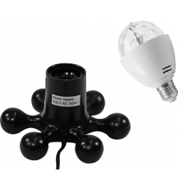 Eurolite Set LED BC-1 RGB + Hexopus base black TILBUD NU