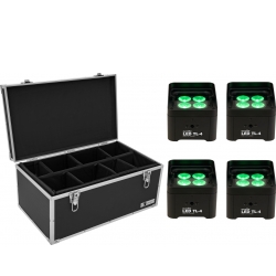 Eurolite Set 4x LED TL-4 Trusslight + Case TILBUD NU