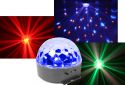 Mini Star Ball RGBWA 6x3W LED Musikstyret - Flot stjerneeffekt! Mini Star Ball RGBWA 6x3W LED Musikstyret - Flot stjerneeffekt!
