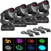 Moving Head pakke med 4 stk. BeamZ Ignite60 Led Spot