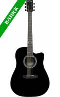 Santana LA100 Western guitar Cutaway EQ, Sort HG "B-STOCK" Santana LA100 Western guitar Cutaway EQ, Sort HG "B-STOCK"