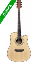 Santana LA100 Western guitar Cutaway EQ, Natur m/taske "B-STOCK" Santana LA100 Western guitar Cutaway EQ, Natur m/taske "B-STOCK"