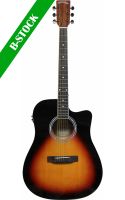 Santana LA100 Western guitar Cutaway EQ, Sunburst m/taske "B-STOCK" Santana LA100 Western guitar Cutaway EQ, Sunburst m/taske "B-STOCK"