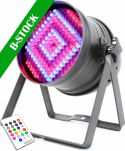 LED PAR 64 Can 180x 10mm RGB IR DMX "B-STOCK" LED PAR 64 Can 180x 10mm RGB IR DMX "B-STOCK"