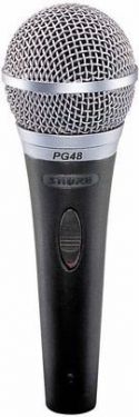 Shure PG48-QTR vokal mikrofon inkl. kabel 5m. XLR-Jack