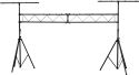 Lysstativer med T-bom og 3m 2-kant lysbro (max belastning 60kg.) Lysstativer med T-bom og 3m 2-kant lysbro (max belastning 60kg.)