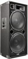 Discohøjttaler 3-vejs med 2x 15" bas i populært disco-look / 1400W Discohøjttaler 3-vejs med 2x 15" bas i populært disco-look / 1400W