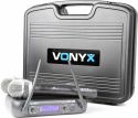 WM73 2-Channel UHF Wireless Microphone System with Handheld Microphones and Display WM73 2-Channel UHF Wireless Microphone System with Handheld Microphones and Display
