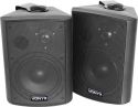 Kompakt højttalersæt med vægmonteringsbøjle / 8 Ohm / 6.5" bas 120W, sort Kompakt højttalersæt med vægmonteringsbøjle / 8 Ohm / 6.5" bas 120W, sort