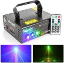 Surtur II Double Laser RG Gobo DMX IRC 3W blå LED Surtur II Double Laser RG Gobo DMX IRC 3W blå LED