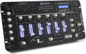 DJ Mixer 19" STM-3007 6-kanals med LED lys, Bluetooth og SD/USB/MP3-afspiller DJ Mixer 19" STM-3007 6-kanals med LED lys, Bluetooth og SD/USB/MP3-afspiller