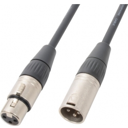 DMX Kabel XLR-han til XLR-hun "Impedans 120 Ohm", 20m TILBUD NU kvinde mand