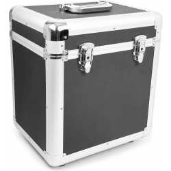 RC100 12″ Flightcase til plader / Vinyl Record Case, Sort tilfælde optage black