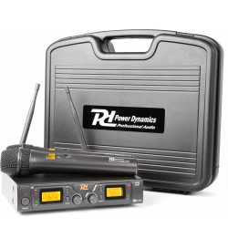 PD782 2x 8-kanals UHF trådløst mikrofonsystem med mikr mikrofonsystem mikrofoner