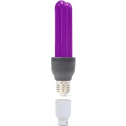 BUV27B UV sparepære 25W E27 + Adapter TILBUD NU besparelse besparende lampe